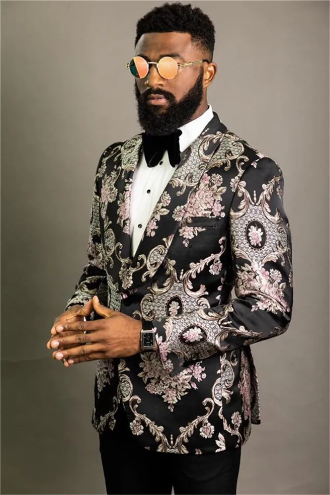 Hot Selling Groomsmen Shawl Lapel Groom Tuxedos One Button Men Suits Wedding/Prom/Dinner Blazer ( Jacket+Pants) K500