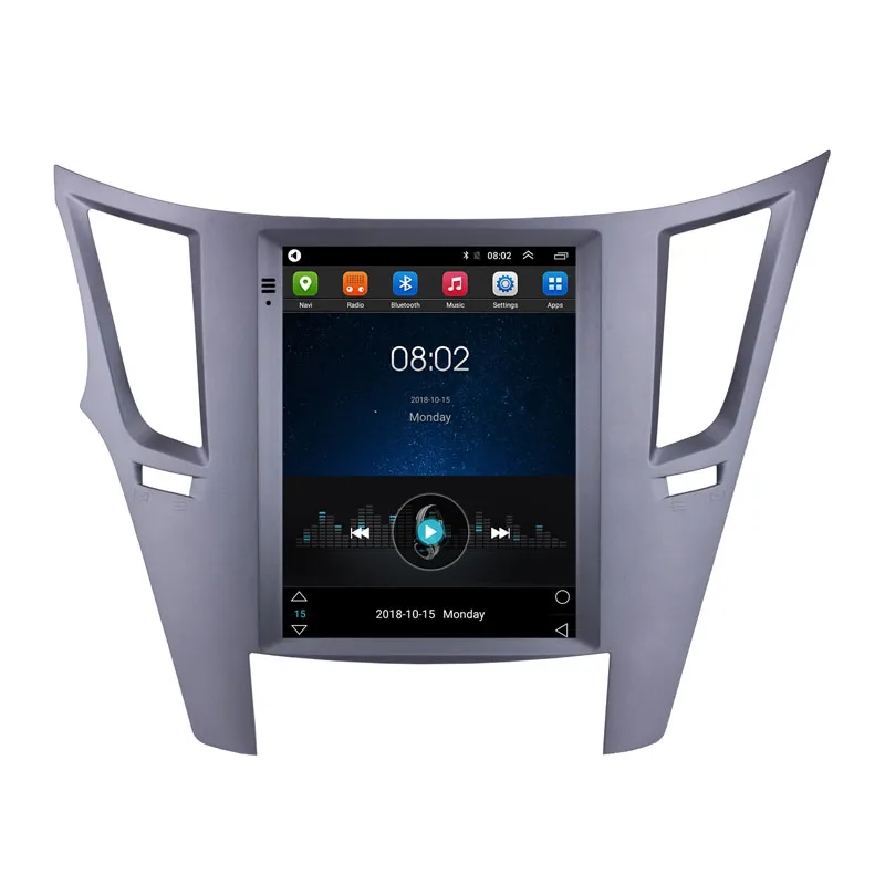 Android 10 Radyo Araba Video Kafa Ünitesi 2010-2014 Subaru Outback HD Dokunmatik Ekran Stereo Bluetooth USB MP4 Satış Sonrası 9.7 inç