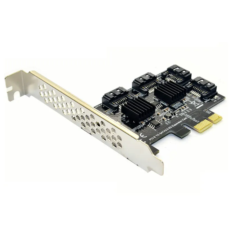SATA3 PCI-E PCIE PCI Express SATA 3 Denetleyici Çarşamba SATA Kart Genişlemesi PCI E PCIE X1 SATA bağlantı noktası adaptörü 274n
