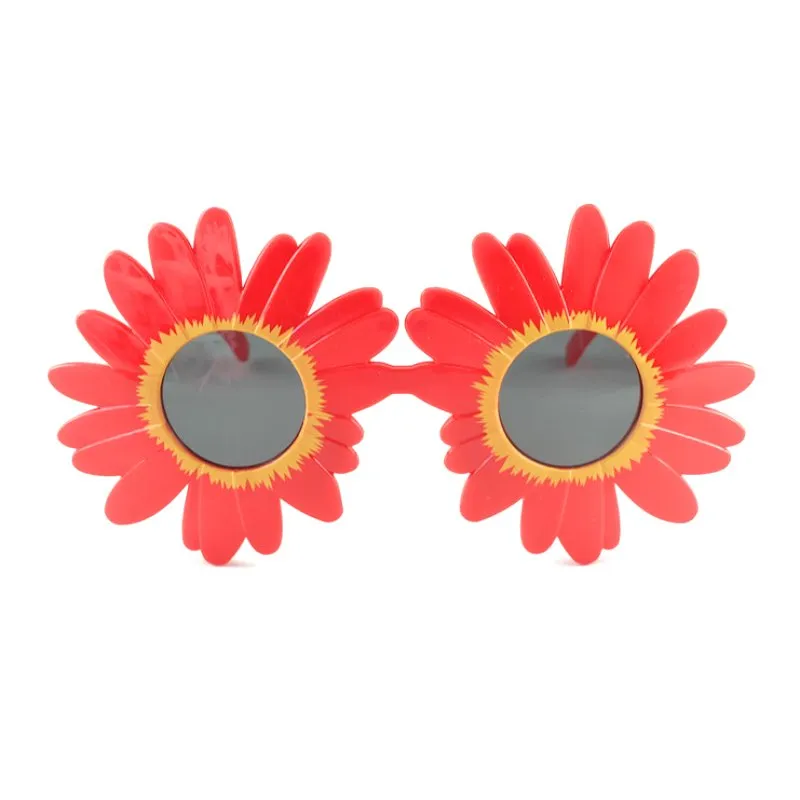 2020 New Lovely Sunflower Design Kids Occhiali da sole Full Plastic Big Frame Colora Cute Toy Eyewear all'ingrosso