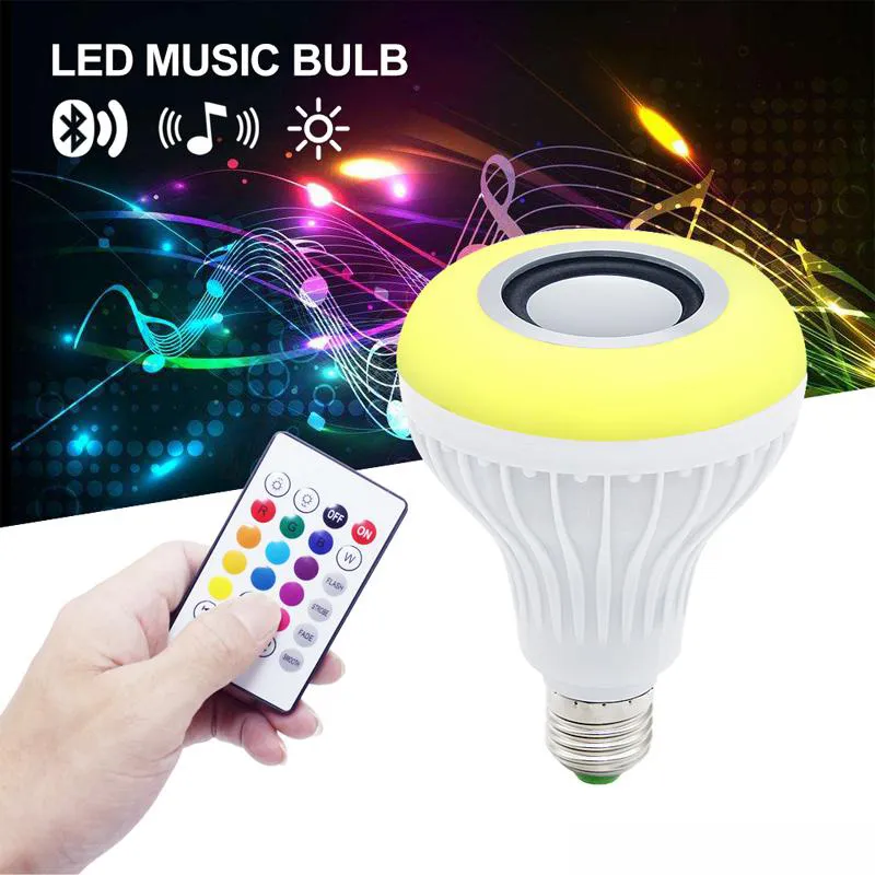 Bombilla LED Bluetooth E27 12W Lámpara De Bombilla Inteligente