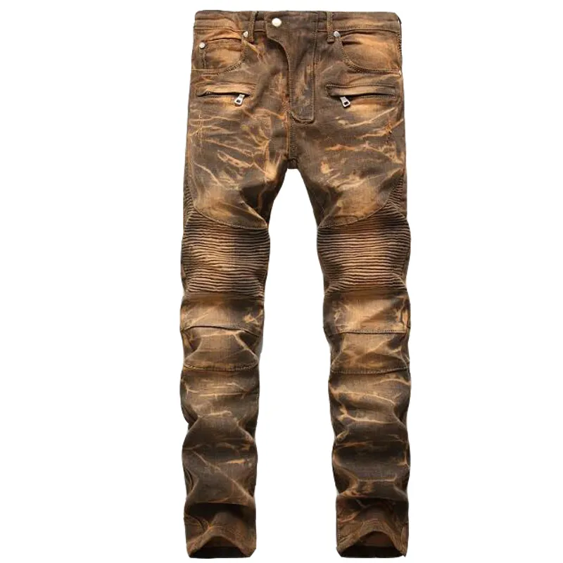 Black biker jeans sales mens
