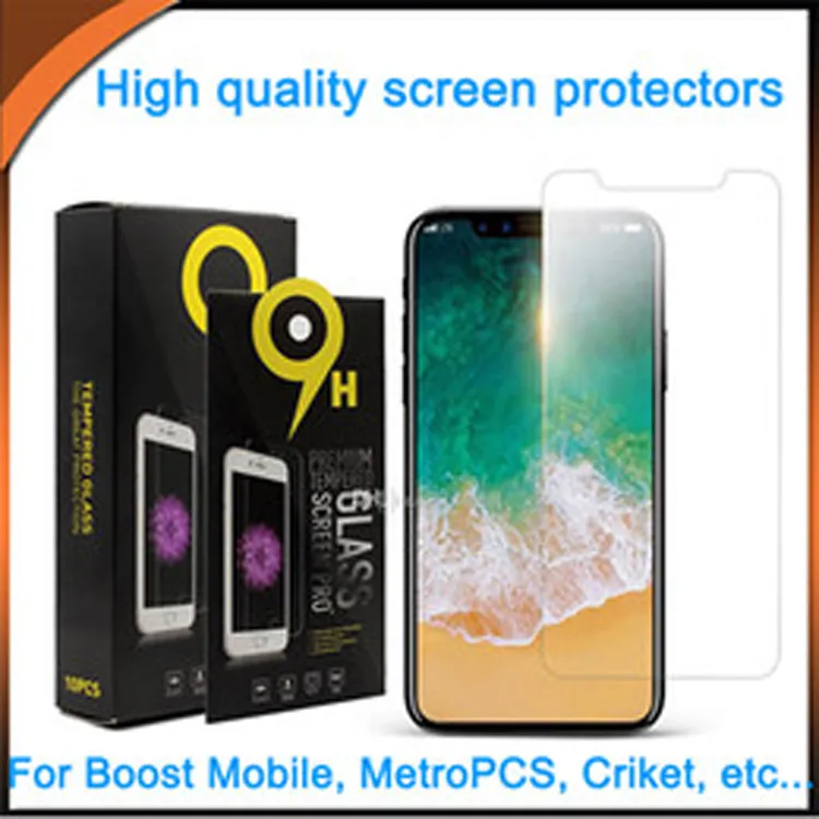 2020 new designers high quality tempered glass screen protector for revvl revvl 5g revvl plus with 10 in 1 box