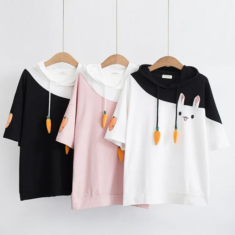 Barn Gilrs T-shirts Studenter Kortärmad Animal Lovely Tops Tees Ny Ankomst Bekväm Material Mesasble