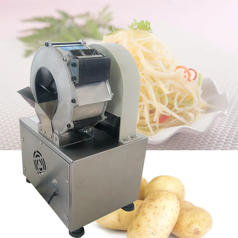Electric Potato Carrot Ginger Slicer shred Vegetable Cutter Multi-function  Automatic Commercial Cutting Machine 220V 180W