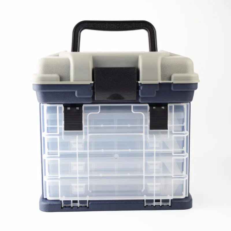 High Quality 5 Layer PP+ABS Fishing Tackle Box With Plastic Handle