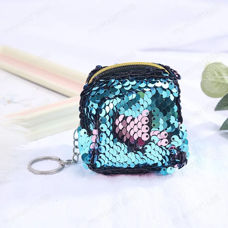 9*7CM Fashion Women Small Sequin Mini Wallet Card Holder Coin Purse Clutch  Bag | eBay