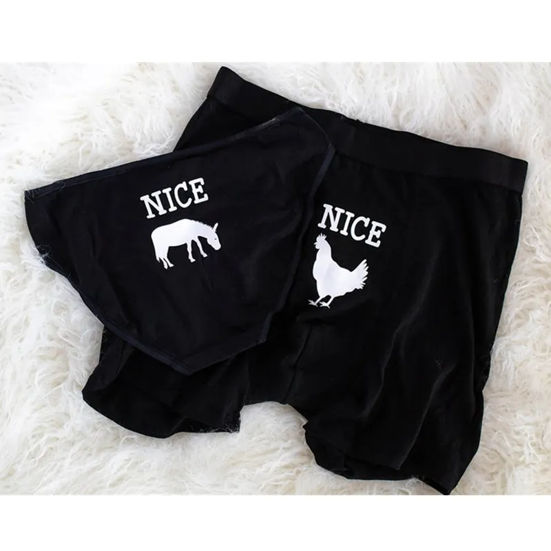 Set Of 2 Personalized Funny Underwear Set For Couples, Manly Gift, Boxers  For Men, 2nd Anniversary Gift, Novelty Underwear Women1 From Xiguabc56,  $39.49