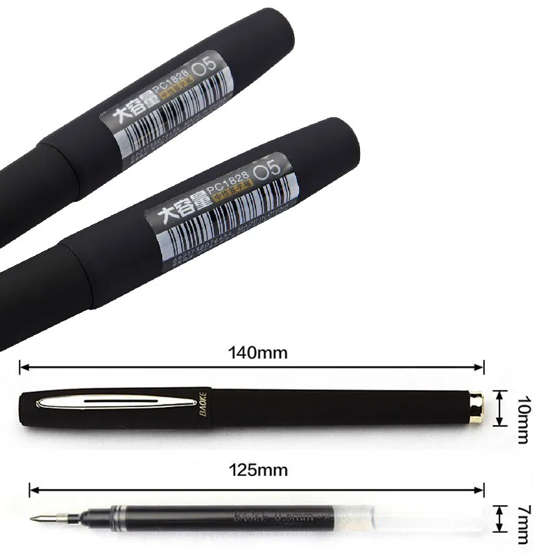 10 PCS School Office Ballpoint Pen Refill Smooth Fine 0.5mm Medium for  Parker Cross