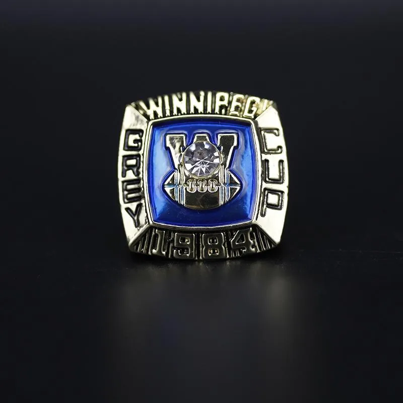 Winnipeg Blue 1962 1988 1984 1990 2019 Bombers CFL Gray Cup Mistrzostwo mistrzostwa mistrzostwa Pierścień sportowy pamiątki dla fanów prezent 2020237T