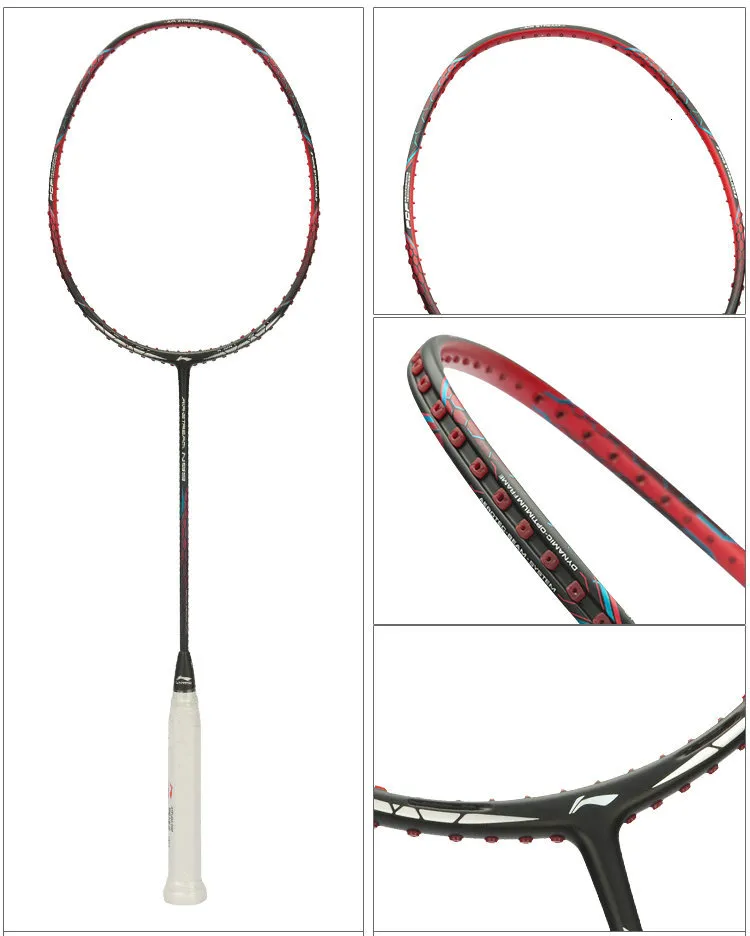 LI-NING AIR STREAM N99 II Chen Long Badminton national team Racquet High elasticity carbon racket Line completion perfect8588