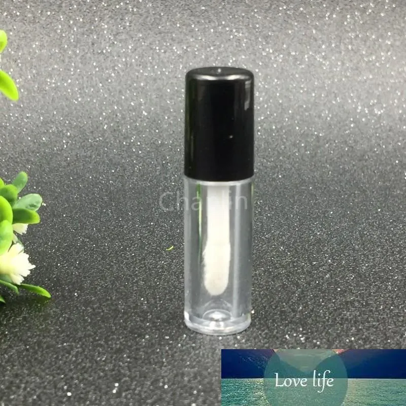 Balsamflaska Läppstift Prov Presentbehållare 0.8ml Mini Tom Klar läppglansrör 50x13mm