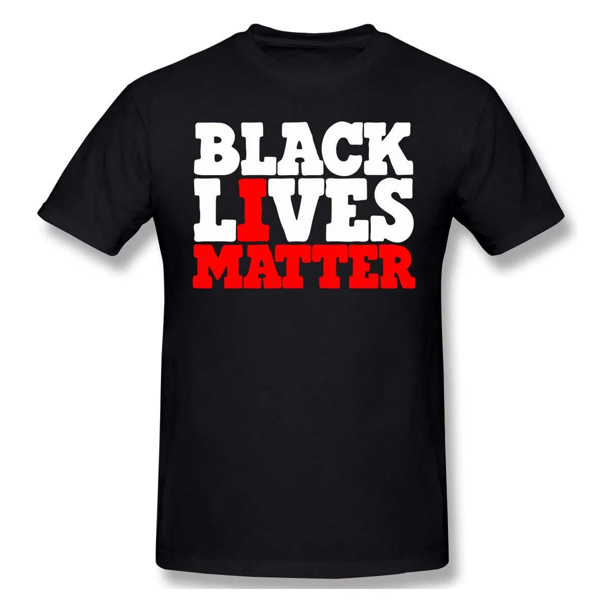 US Stock Black Lives Matter 나는 남성을위한 새로운 티셔츠를 숨을 멈출 수 없습니다.