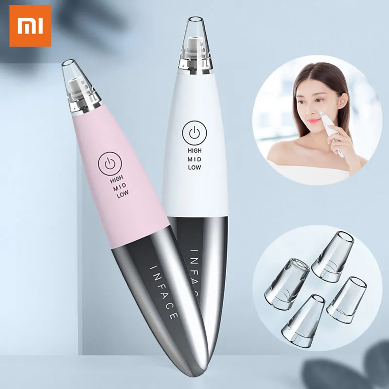 Xiaomi Mijia InFace Blackhead succión al vacío dermoabrasión eliminación cicatriz acné poro Peeling cara limpieza Facial cuidado de la piel herramienta de belleza