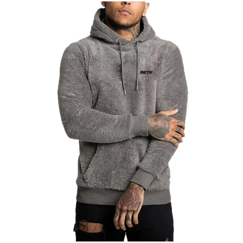 Homens Hoodies Pullover Casaco Fleece Cashmere Casaco de Manga Longa Casaco Homens Roupas Tops Hoodie Winter Jacket Parka