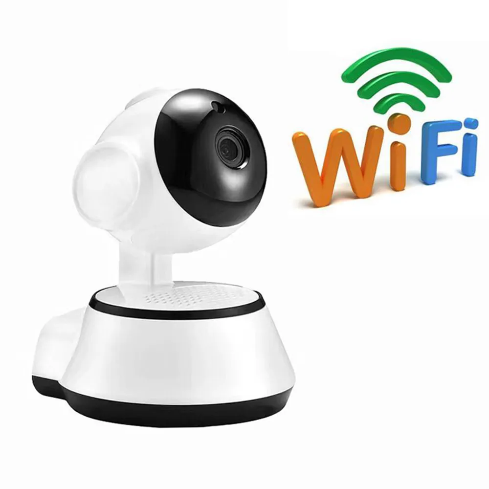 2MP HD 1080P Mini cámara WiFi Cámara de vigilancia con micrófono  incorporado Monitor de bebé para el hogar