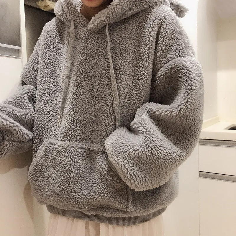 Teddy sales hoodie womens