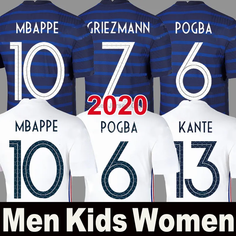 France Soccer Jersey Mbappe Griezmann Kante Maillot De Foot Euro 21 Men Kids Kits Set Football Shirts From Ace Li 14 Dhgate Com