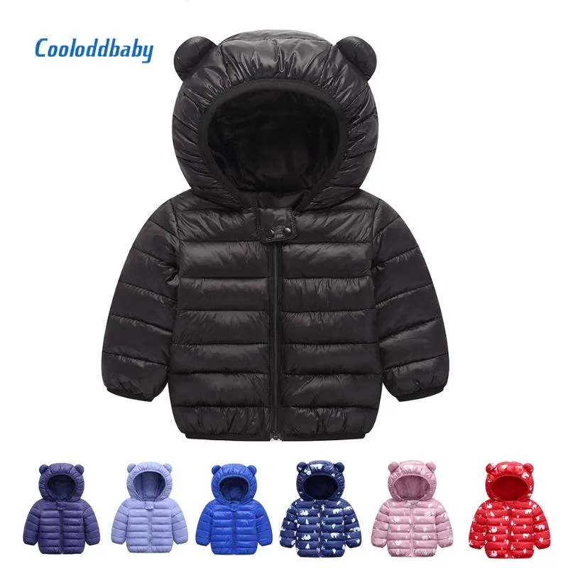 子供用の冬の赤ちゃんのコート暖かいジャケットのための暖かいジャケットコットンダウンコート男の子の女の子ジャケットパーカーアウターウェアウィンドブレイカーの子供の服