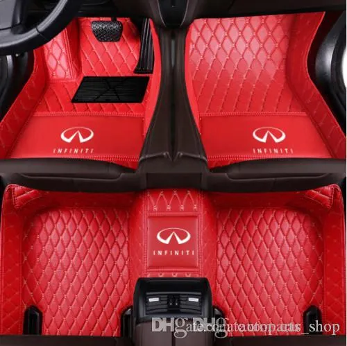 Fit för Infiniti FX35 G37 M35 QX30 QX50 QX60 QX56 QX70 QX80 Q50 CAR GOLV MATS2554