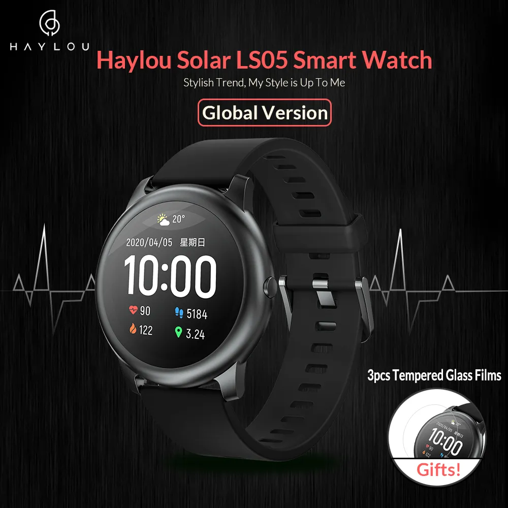 Suministro Al Por Mayor HAYLOU SOLAR SMART WATCH LS05 SPORT METAL METAL  TASTICE SLEEP MONITOR IP68 IOS Impermeable IOS Android Versión Global Para  Xiaomi Youpin 2020 De Epic2020, 57,91 € | Es.DHgate.Com