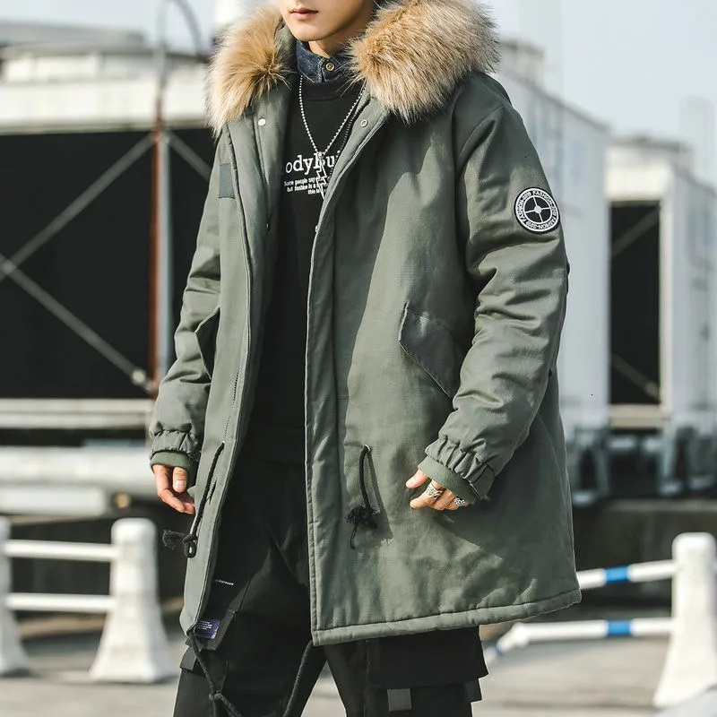Long sales parka homme