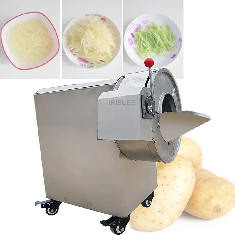 Stainless SteelElectric Automatic Potato Cutter Commercial Automatic