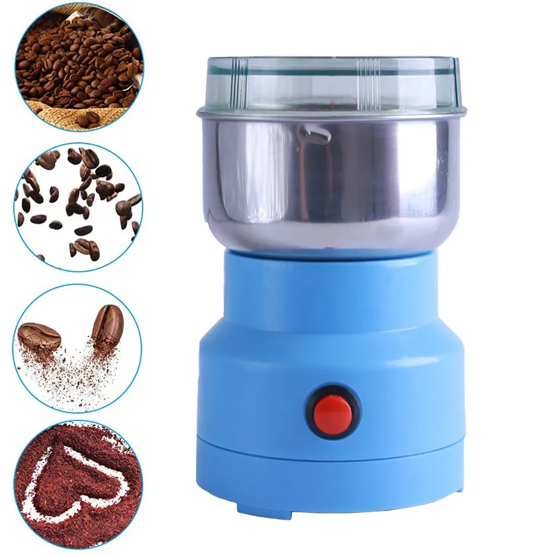 Multifunction Smash Machine Electric Coffee Beans Grindernut Spice Grinding Household Mini Coffee Grinders 220V/110V