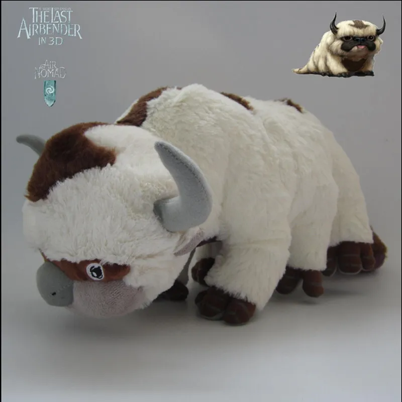 새로운 아바타 마지막 Airbender Appa 박제 플러시 인형 대형 부드러운 장난감 20 인치 희귀 Peluche Minion LJ200902