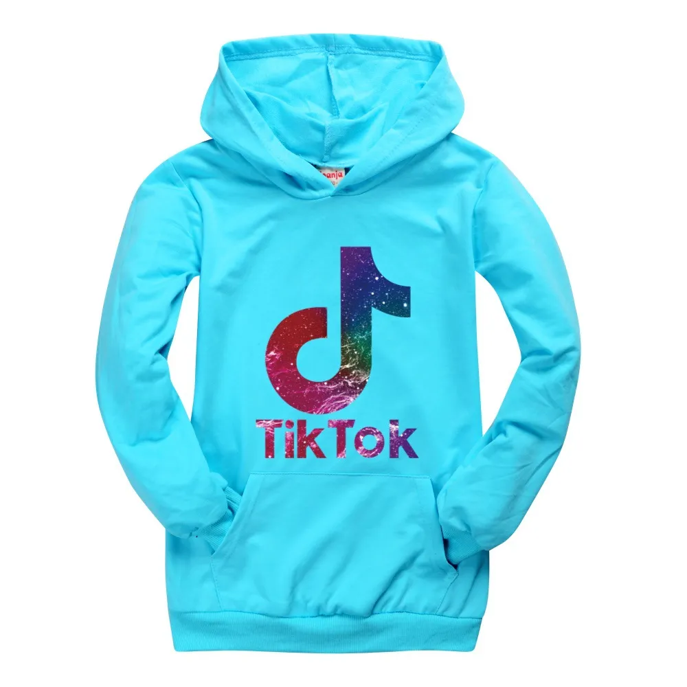 Felpe Con Cappuccio A Maniche Lunghe Bambini Tik Tok Con Tasca Top Ragazzo Ragazza Felpa Con Cappuccio Bambini TikTok Bambini Da 13 22 DHgate