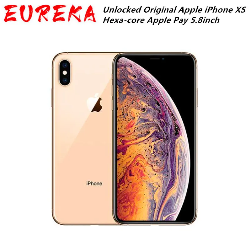 Apple IPhone XS Unlocked 5.8 Inch Display, 64GB/256GB ROM, Face ID