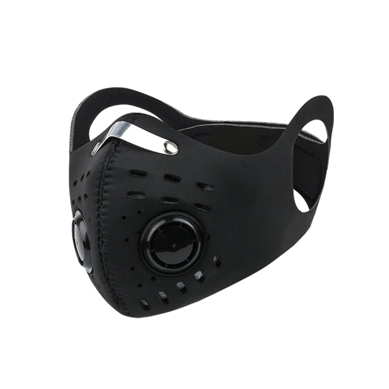 サイクリングフェイスマスク活性化防汚保護屋外ギアマスク男性女性サイクリングのためのフィルター付き防塵液滴フェイスマスク