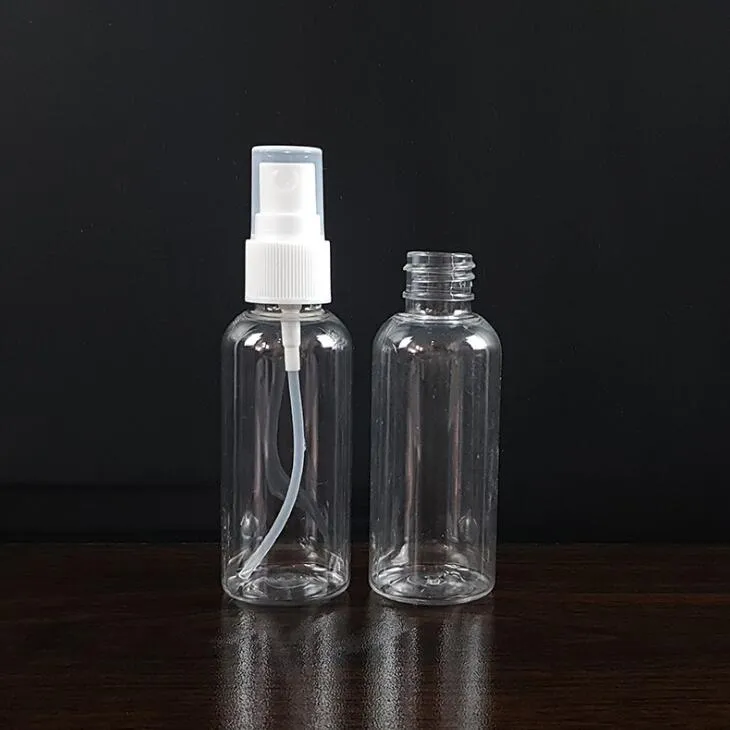 Glass Spray Bottle - Clear Plastic Spray Bottles 60ML is Great for Essential Oils, Cleaning Products, Homemade Cleaners, Aromatherapy, Mist