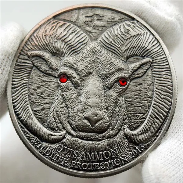 外国硬貨 動物 モンゴル コイン ダイヤモンド目 - メルカリ