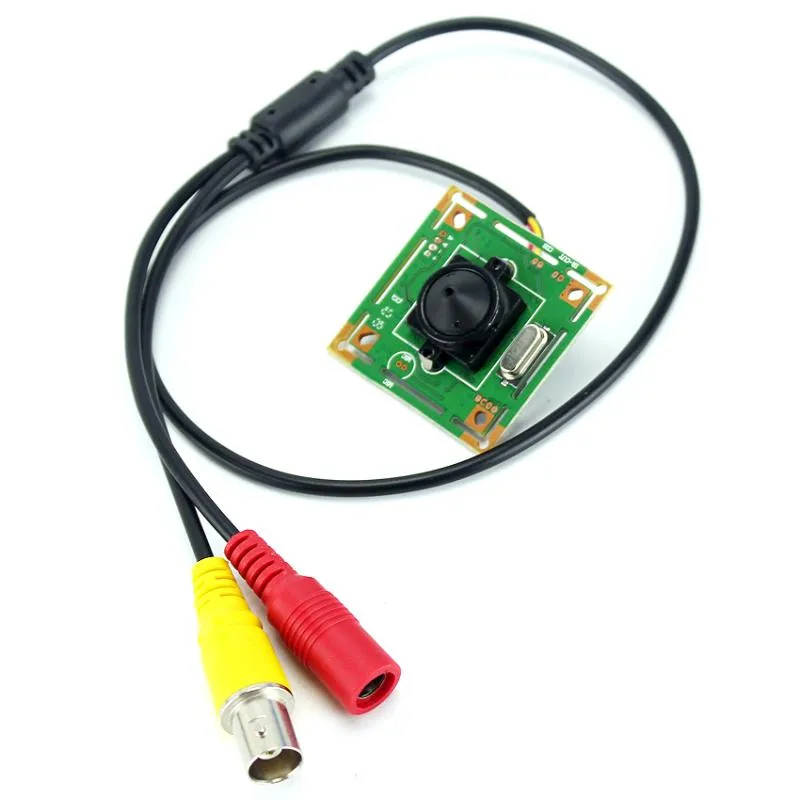 Kameror 700TVL CMOS Color Mini 3.7mm Lins 7040 Pinhole Camera CCTV Säkerhet med BNC-videokabel