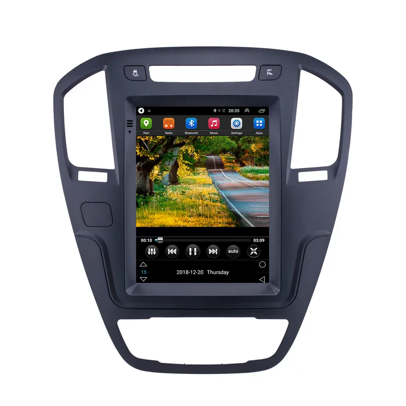 9,7 tum Android Car Video Stereo GPS-navigering Radio för 2013 Buick Regal Bluetooth-musik WiFi Support OBD2 backview