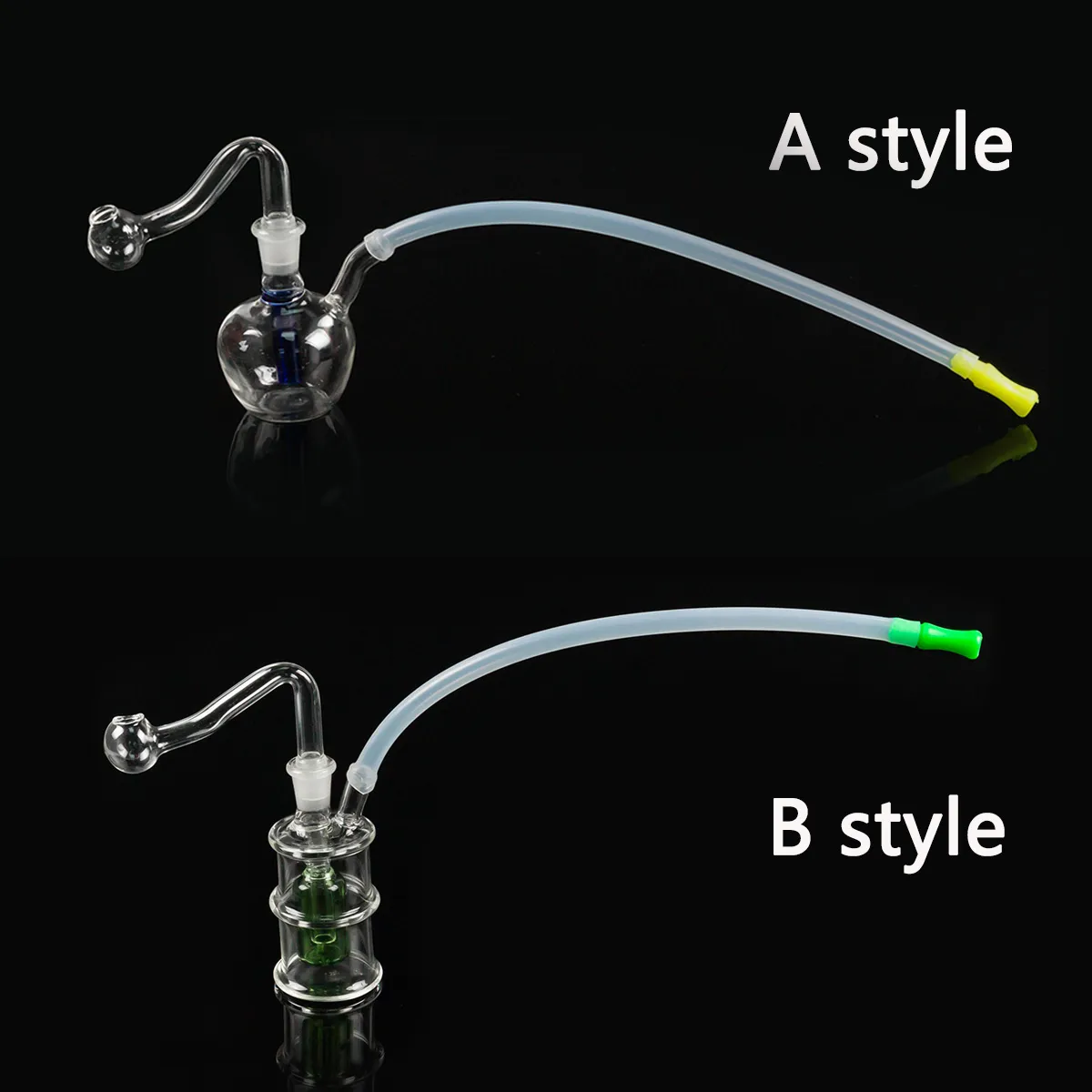 Accessori per fumatori Giunto da 10 mm mini Dab Oil Rigs Vetro per fumatori Bong Pettine interno Bruciatore Perc Tubi per l'acqua con ciotola