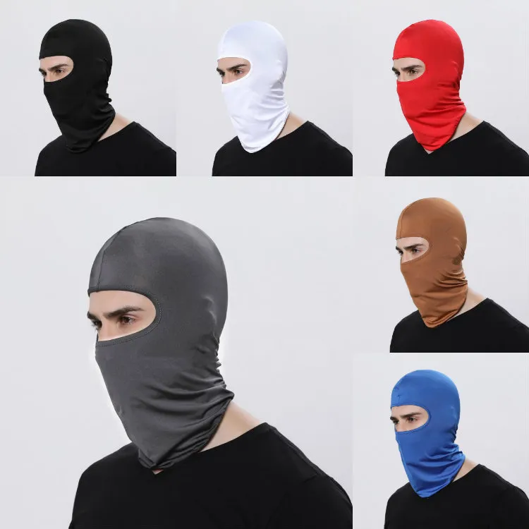 Maschera per il collo per sport all'aria aperta, cappuccio da sci, equitazione all'aperto, moto, protezione solare antivento, antipolvere, maschera per il viso, copricapo T50067