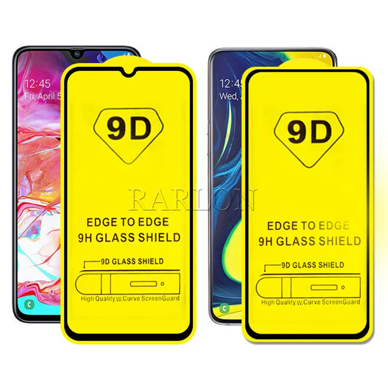 9d Full Cover Tempered Glass Telefon Skärmskydd för iPhone 13111 12 Pro Max Samsung A32 A52 A21S A51 A71 A50S A70S A01 A20E Fabrikspris