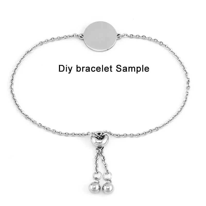 100% Stainless Steel Birthstone Slider Slide Extender Chain For Necklace Bracelet Adjustable Slider Clasp Chain In Jewelry 10pcs160Z