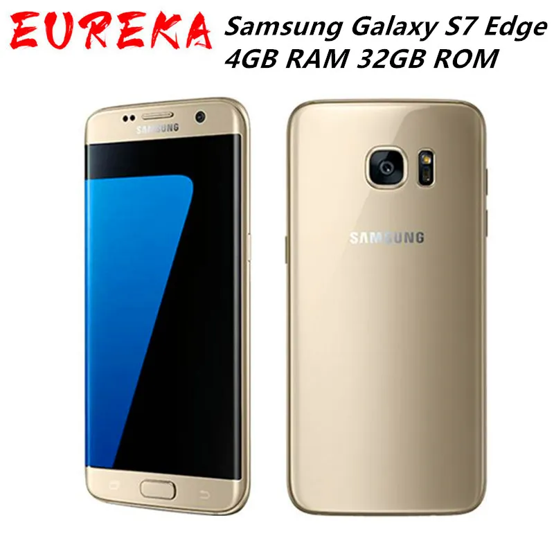 Samsung Galaxy S7 Kenar G935F Orijinal Kilitli LTE Android Cep Telefonu Octa Çekirdek 5.5" 12MP5MP 4GB RAM 32GB ROM ücretsiz DHL