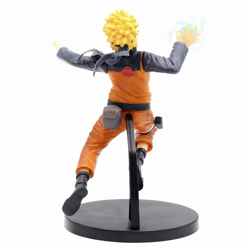 Anime naruto figuras de ação uzumaki naruto rasengan modelo móvel