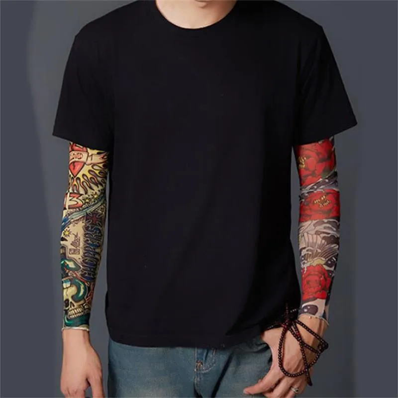 2019 New Tattoo Sleeve Gloves Arm Warmers Sun Protection Gloves Men Fake  Tattoo Sleeves Body Warmer Men Epautlet Shirt Tatoo From Qiqihaercc, $26.54
