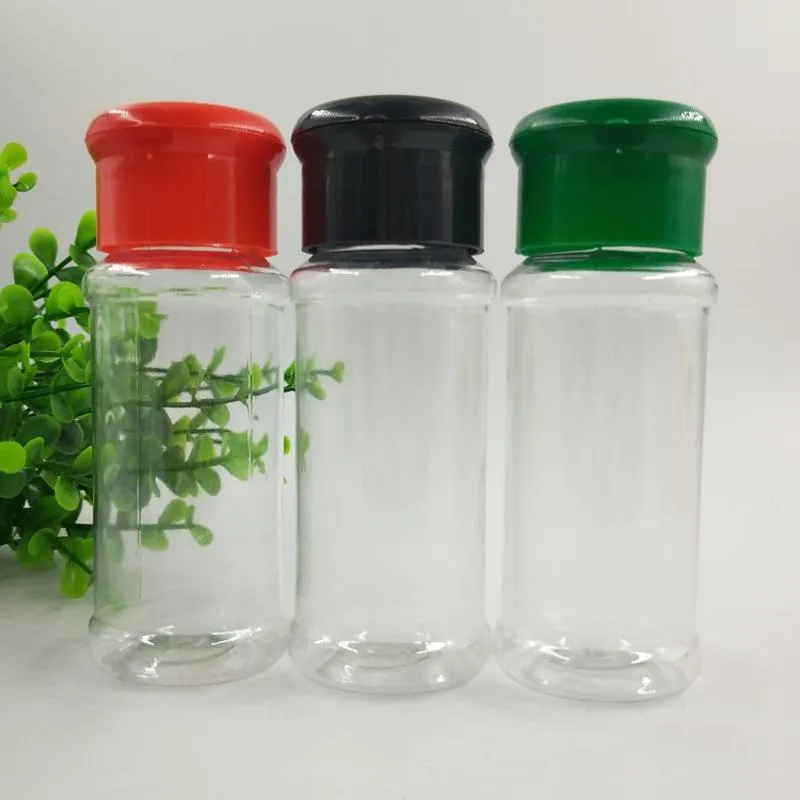 Plastic Spice Zout Peper Shakers Kruiden Kruikbak Barbecue BBQ Creature Azijn Fles Keuken Cruet Container Keuken Gereedschap BH3489 DBC