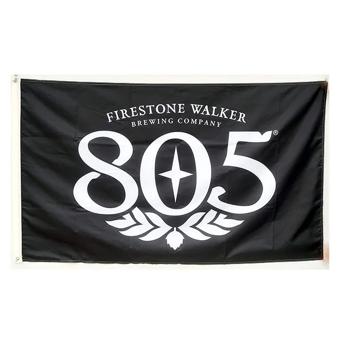 Firestone Walker 805 Drapeau de bière 90x150cm 100D Polyester Sports Club extérieur ou intérieur Impression numérique Bannière et drapeaux Vente en gros