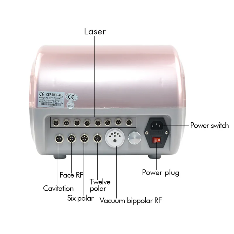 Großhandel Kavitationsmaschine Ultraschall RF tripolare Faltenentfernung Radiofrequenz Hautstraffung Lipo Kavitation Laser Schlankheitssysteme