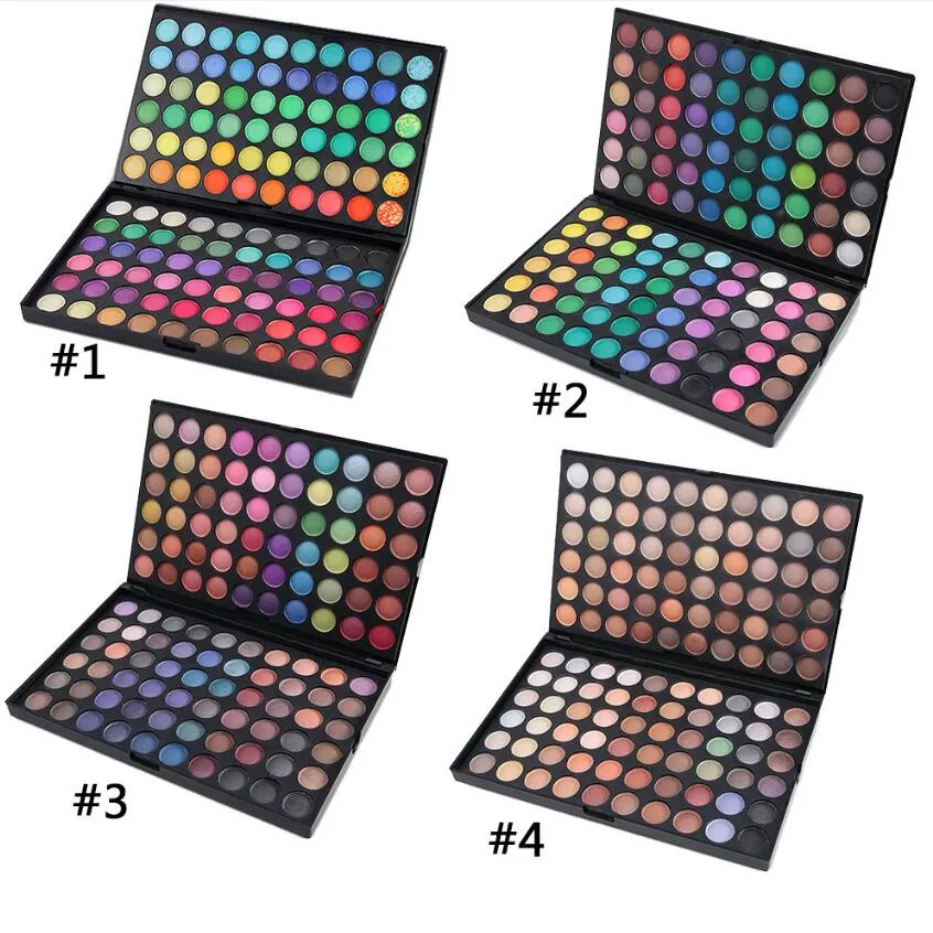 120 Colors Eye shadow Palette Makeup Palette Earth Makeup pearlescent Matte Beauty Set 4 styles for option