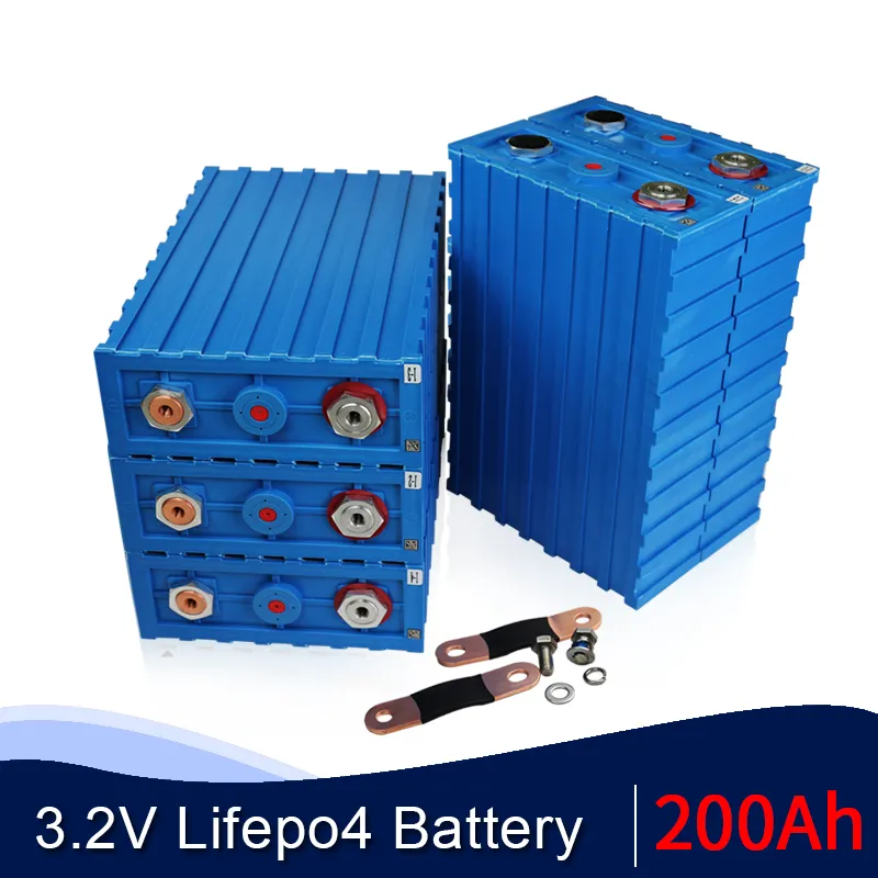 New Grade A Calb 48PCS 3.2V 200AH Lithium Iron Phosphate Lifepo4 Battery Pack DIY EV Solar 12V 24V 48V 72V Cells EU US TAX FREE