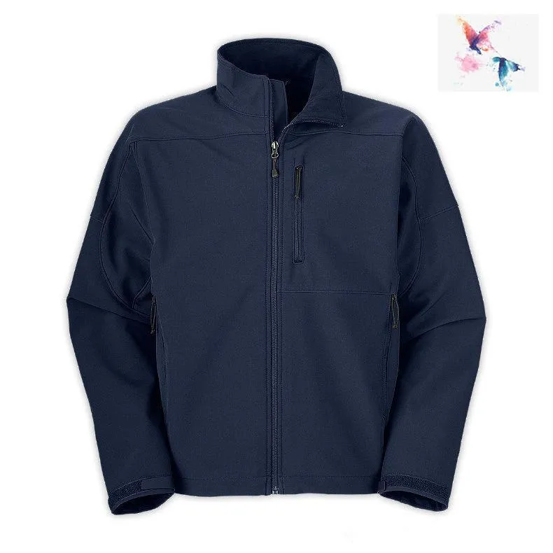 2019. Brand Uomo Oudoor Polartec Softshell North Jacket maschile sport viso pile uomo cappotto aprex navyblue