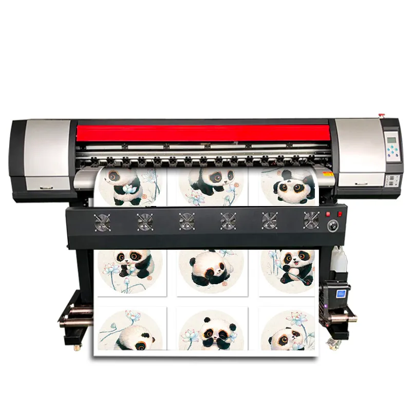 1.6m Vinyl Sticker Printing Machine with One XP600 Printhead Wall Sticker  Large Image Plotter